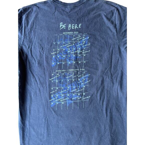 Keith Urban 2005 /‎ 2006 Be Here Concert Tour T-Shirt - Blue Short Sleeve - L - Picture 4 of 8